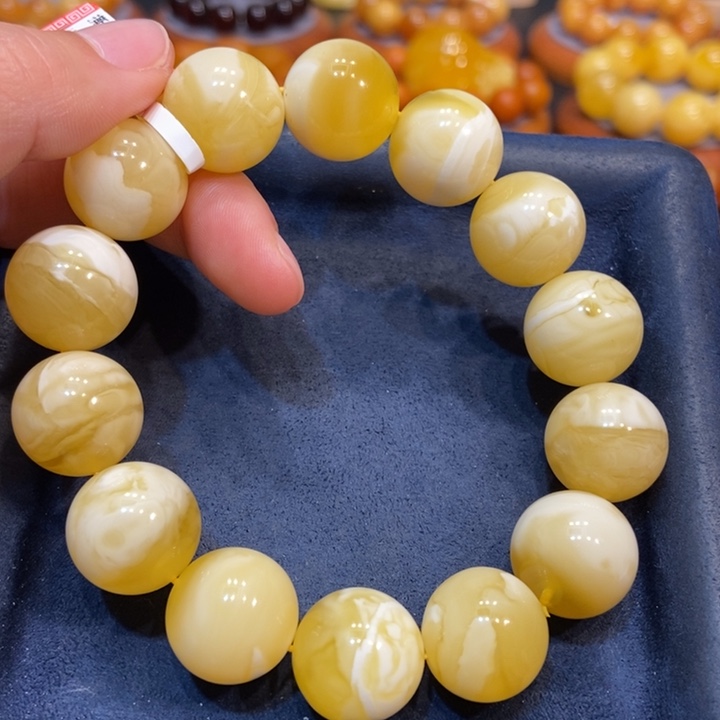 琥珀手链未镶嵌蜜蜡