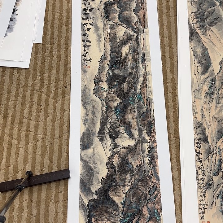 国画大**相花鸟的翅膀和翅膀是138.35