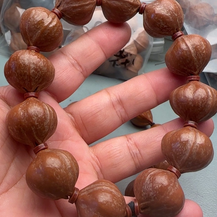 悟***性橄榄核手串橄榄核原皮铁核