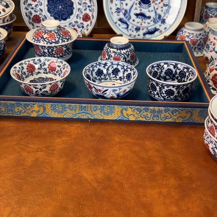 瓷片景德镇陶瓷手工手绘