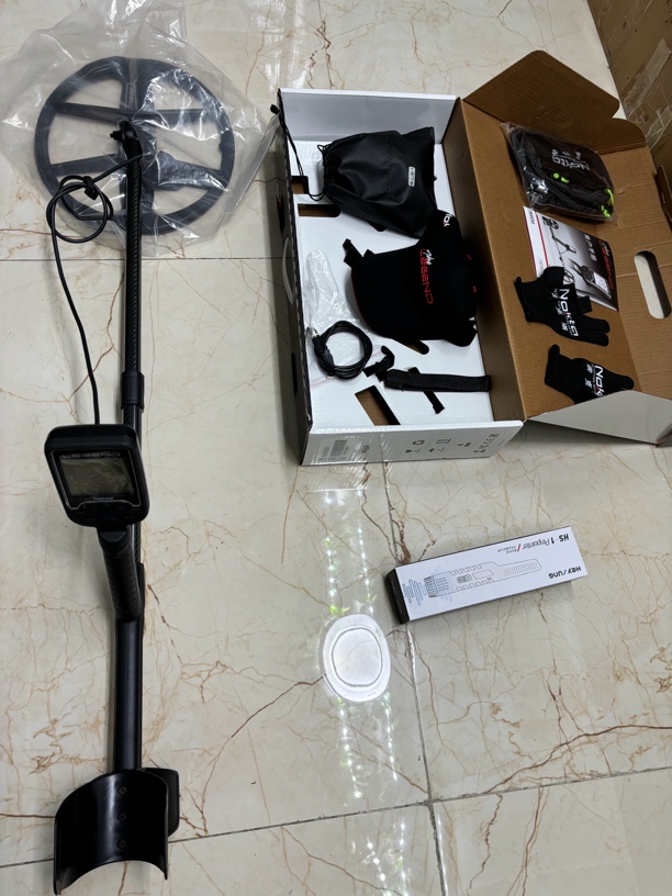 土耳其诺克塔全新13.5寸金属探测器未使用机器配件齐全使用后不退