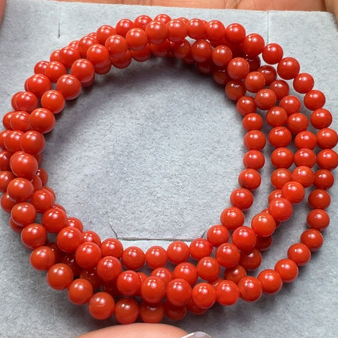 南红玛瑙未镶嵌手串