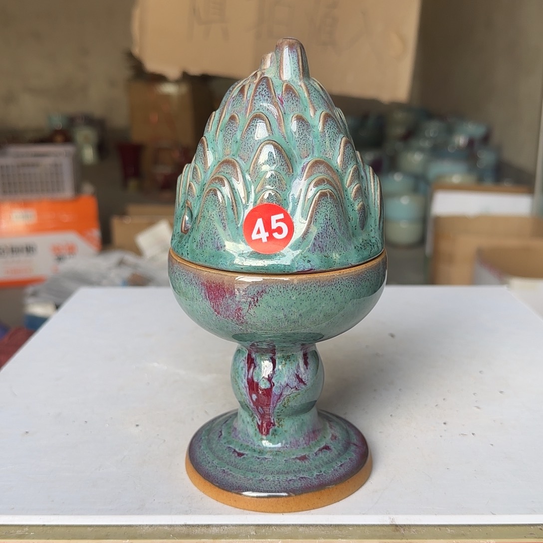 陶摆件郑家钧窑摆件