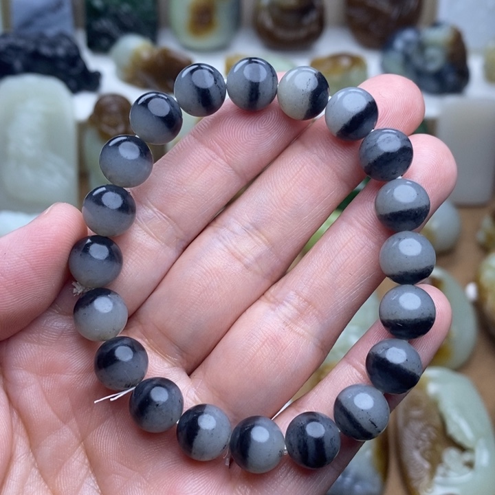 和田玉未镶嵌颈饰金*南