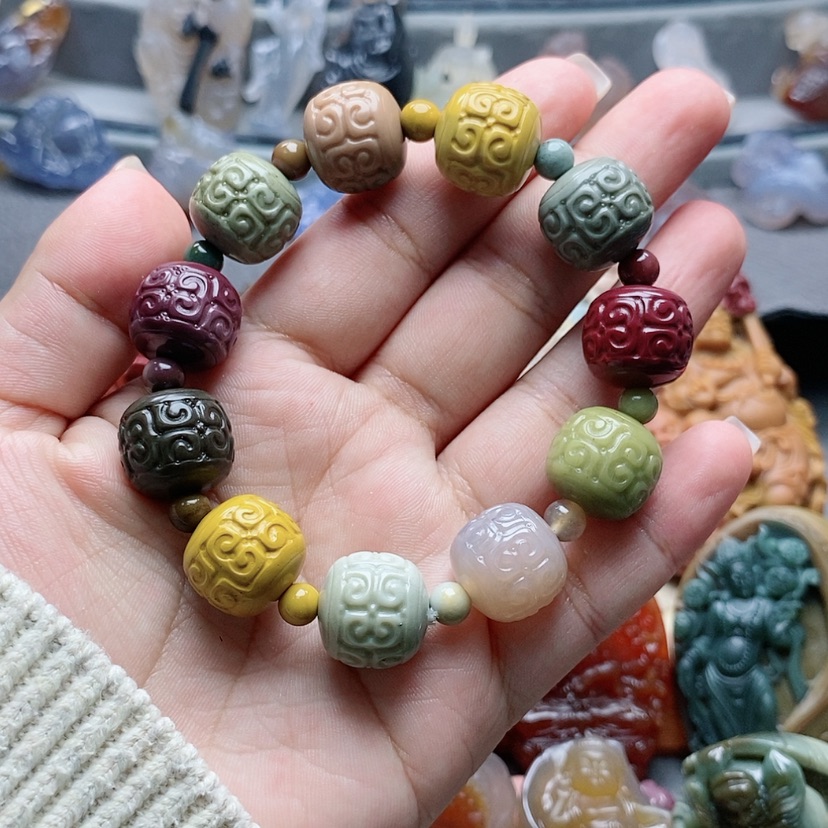 【闪购商品】未镶嵌手串定制石英质玉