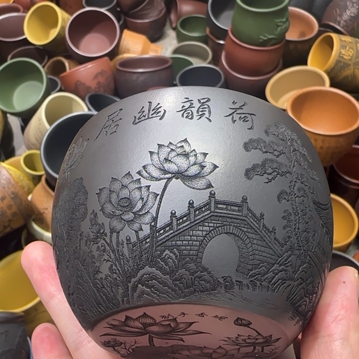 茶杯紫砂全手工紫砂