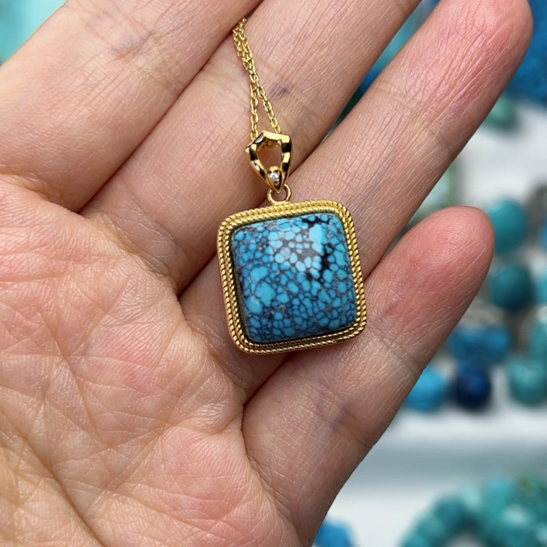 绿松石珠宝奇石未镶嵌