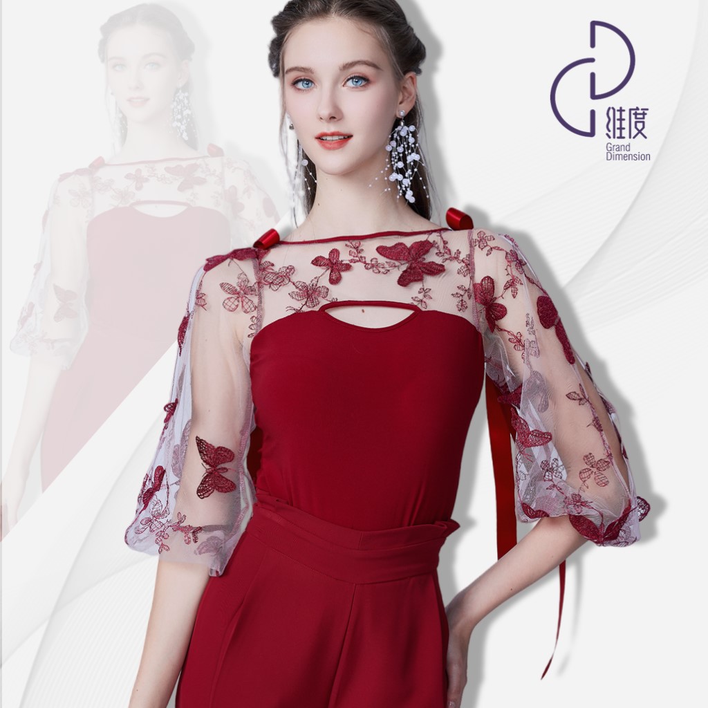 【维度舞服】S33新品女士上衣摩登舞蹈服