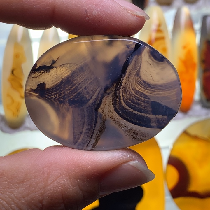 玛瑙/玉髓颈饰未镶嵌136