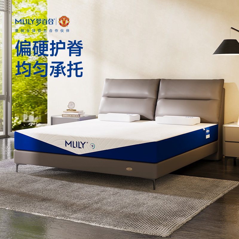梦百合【25年新品】小蓝钻床垫护腰护脊1890个独立袋装弹簧软硬适中