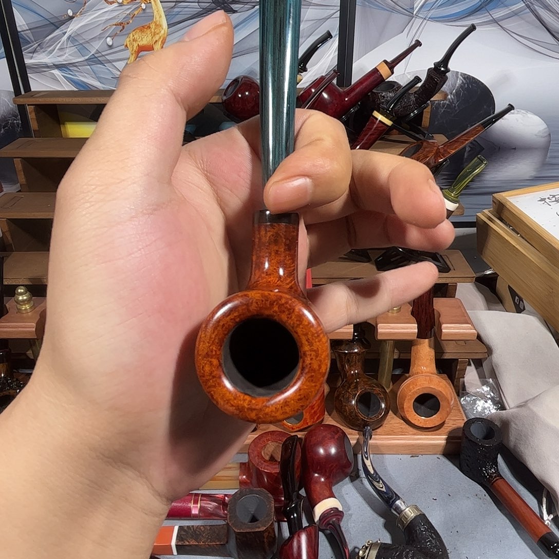 L***N石楠木手工锤子烟斗