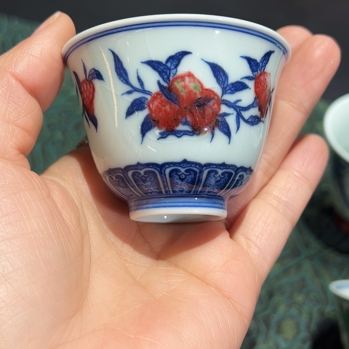 微瑕臻玉古坊原矿孔雀石釉里红