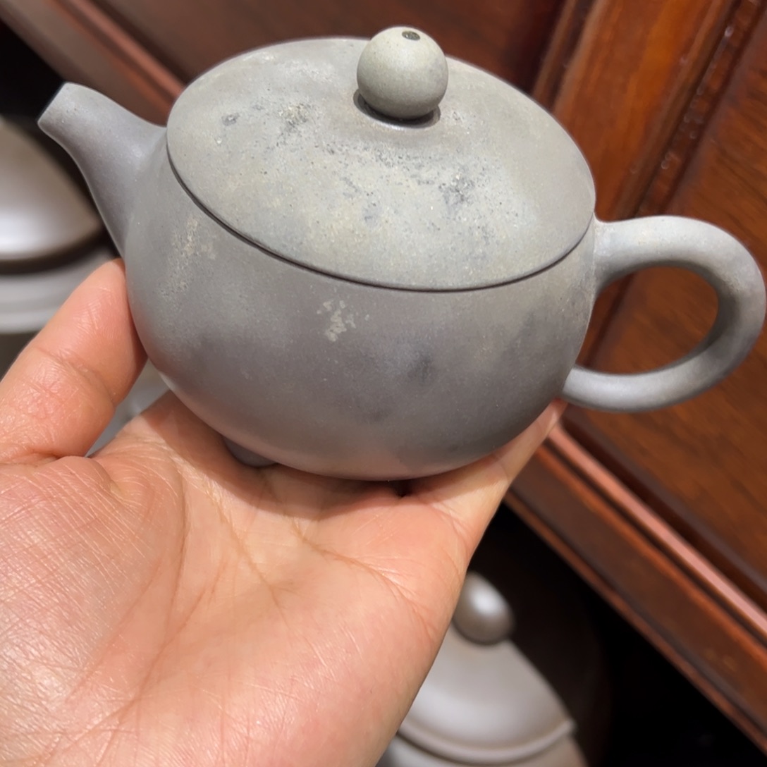 贵台龙窑柴烧茶壶65
