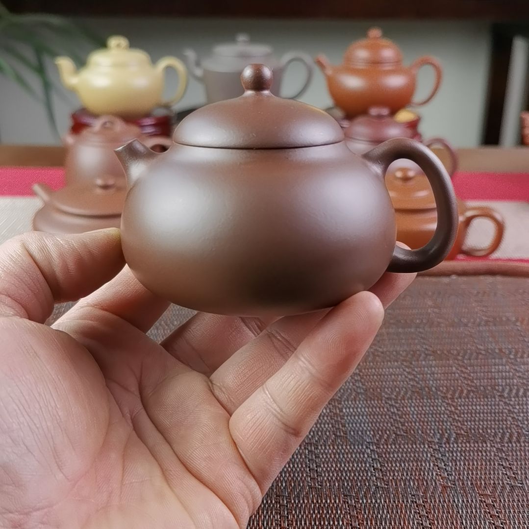 紫砂茶壶紫泥璟辉西施180CC