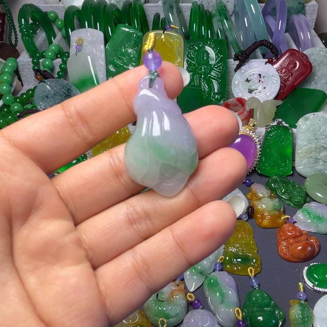 翡翠未镶嵌手链翡翠未镶嵌颈饰手饰挂件