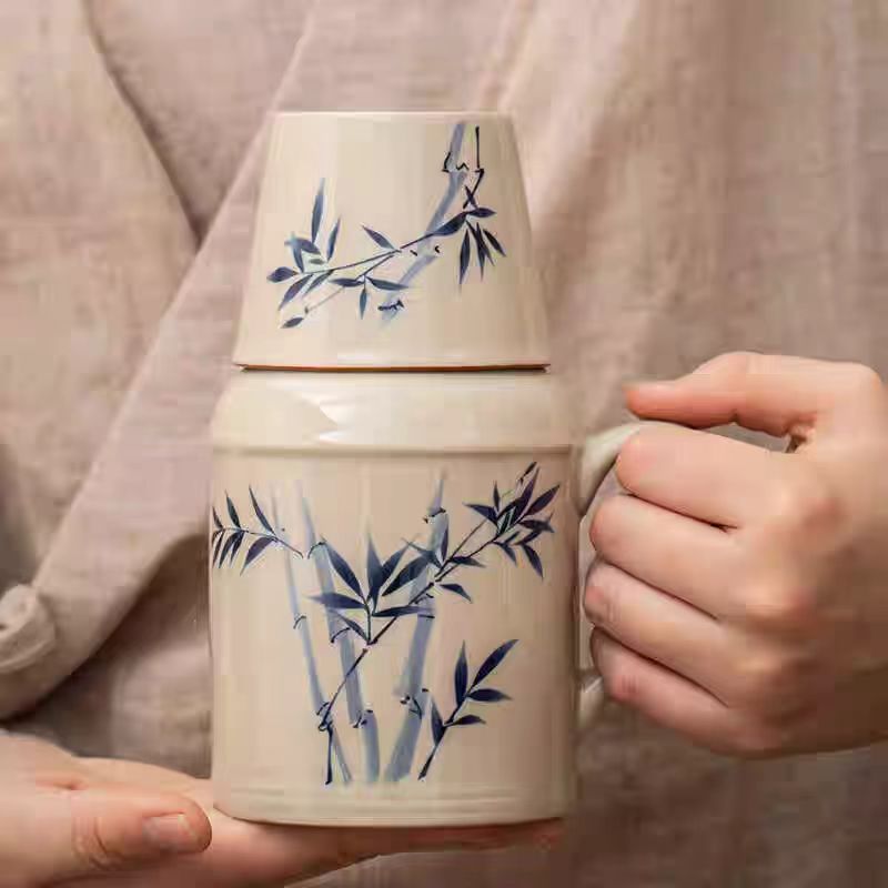 龙窑茶器  草木灰热水瓶【竹子】 4783（专属）