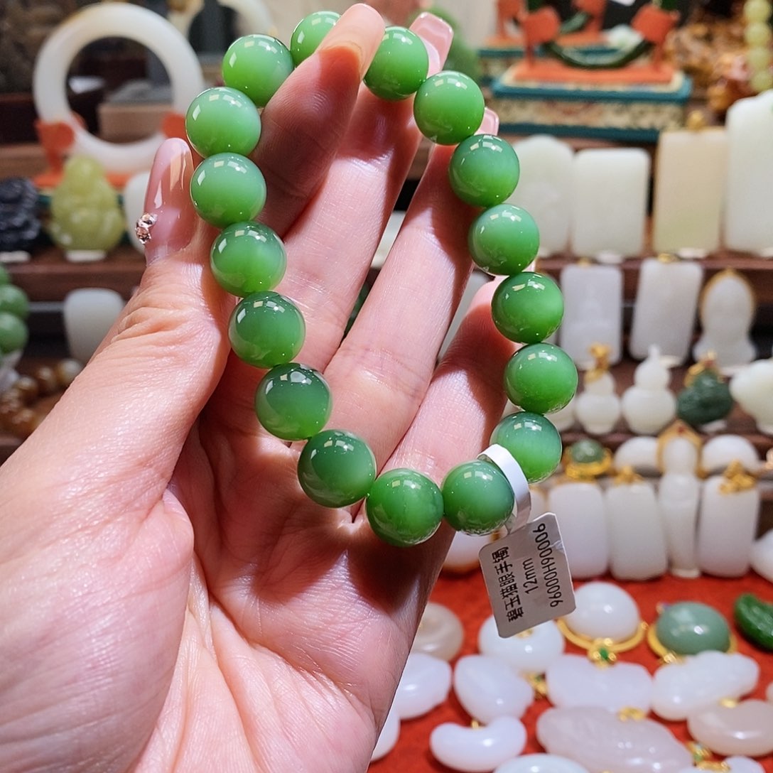 和田玉手串未镶嵌