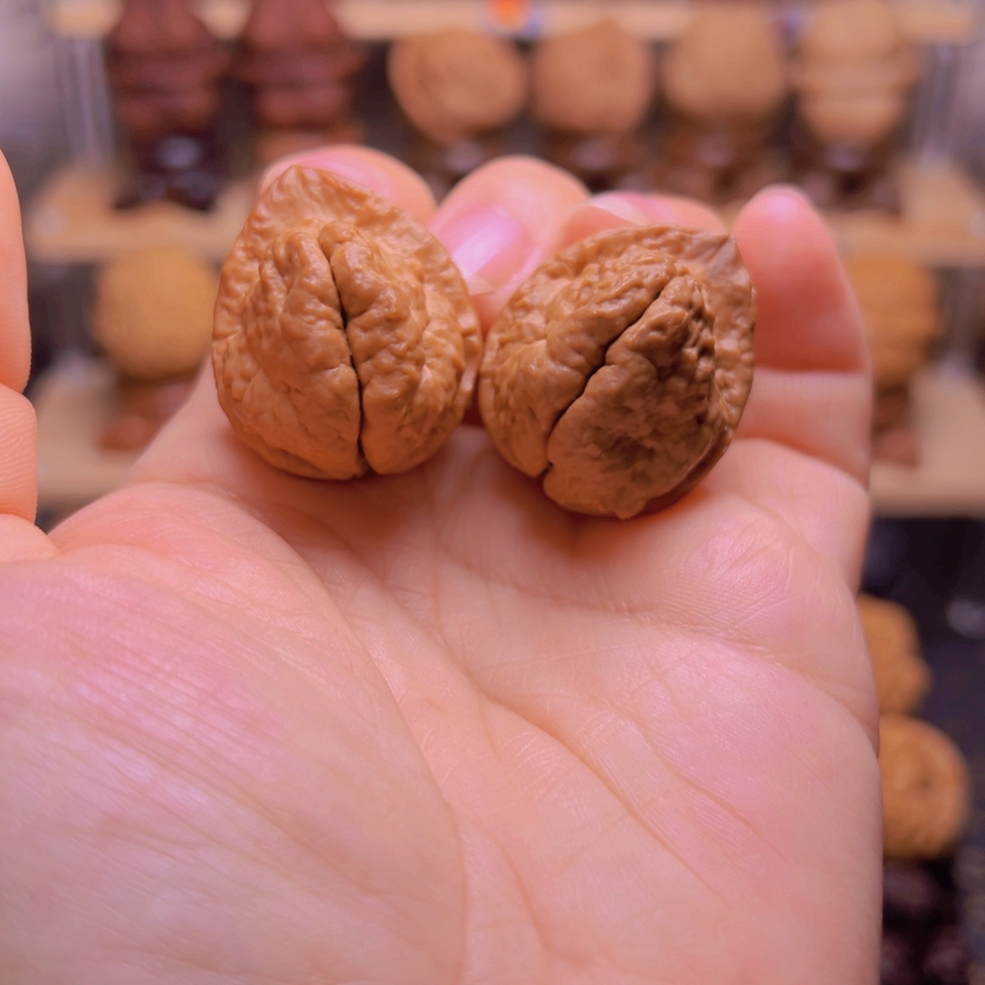 吊坠文玩核桃4w羊头蟾32尺