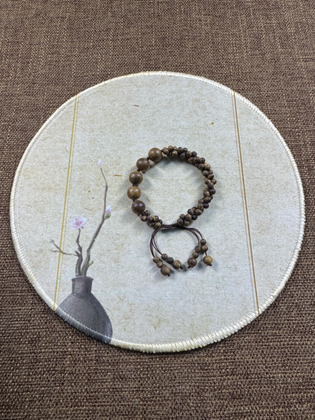 ［五福连珠款］奇楠沉香DIY文创手串创意沉香卡10卡4