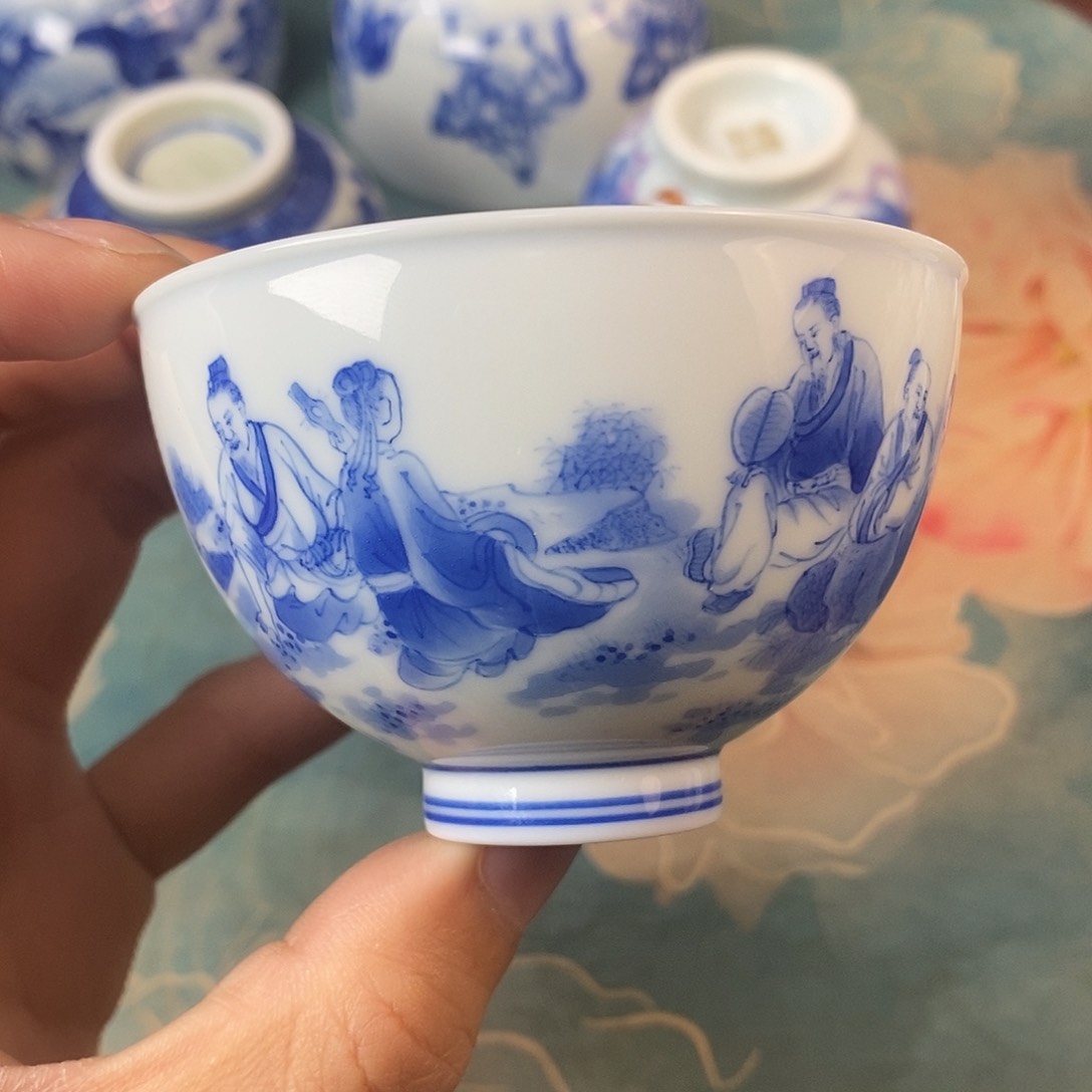 杯玛*现代景德镇全手工全手工全手绘茶具1688888