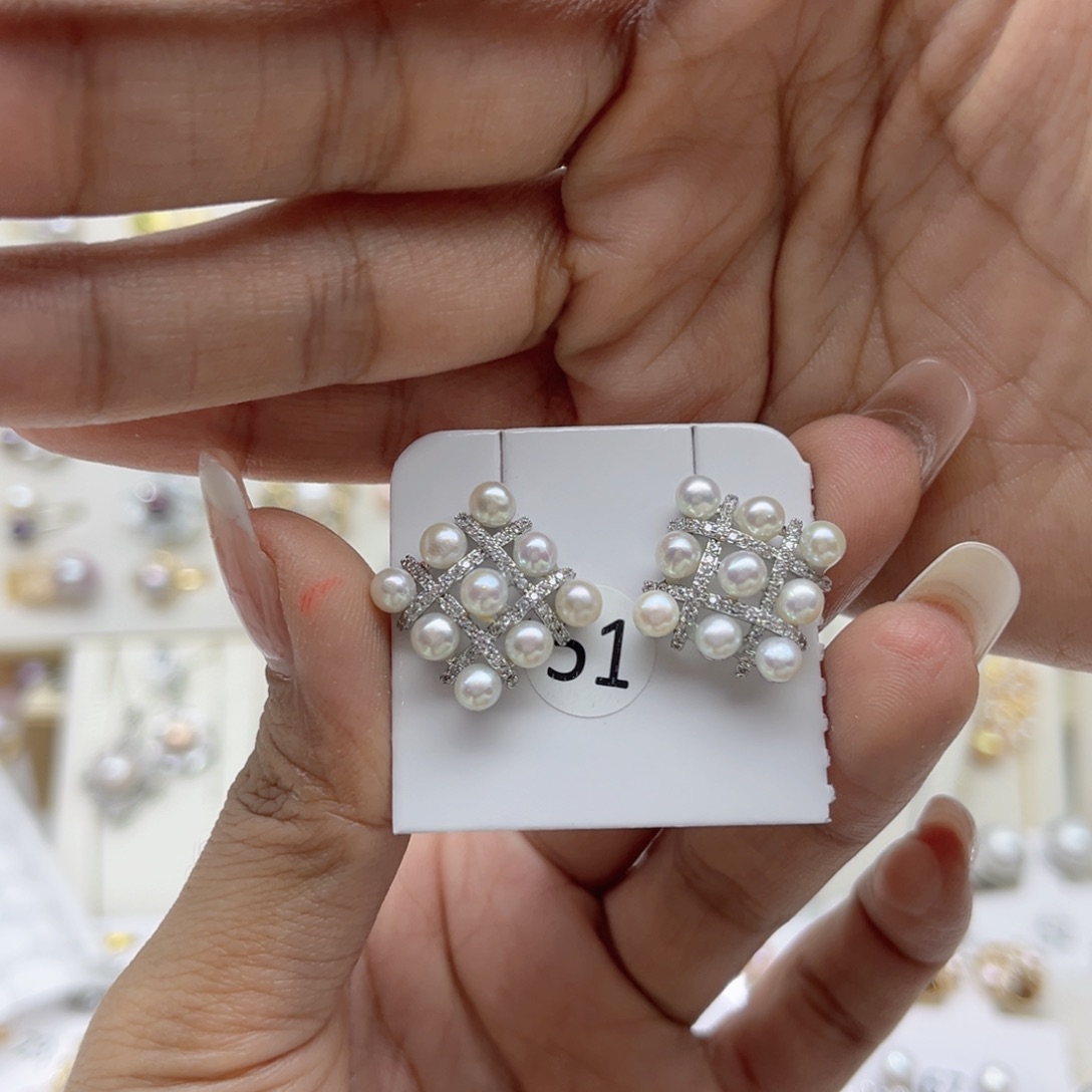 热***鸟合金戒指淡水珍珠