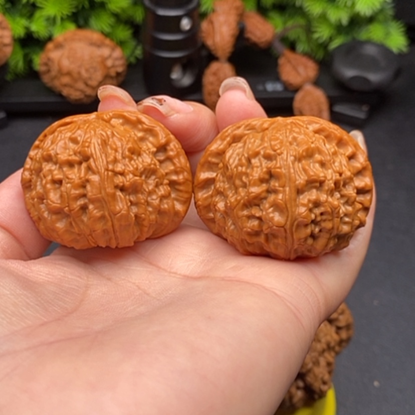 【闪购商品】文玩核桃把件壹**美狮子头