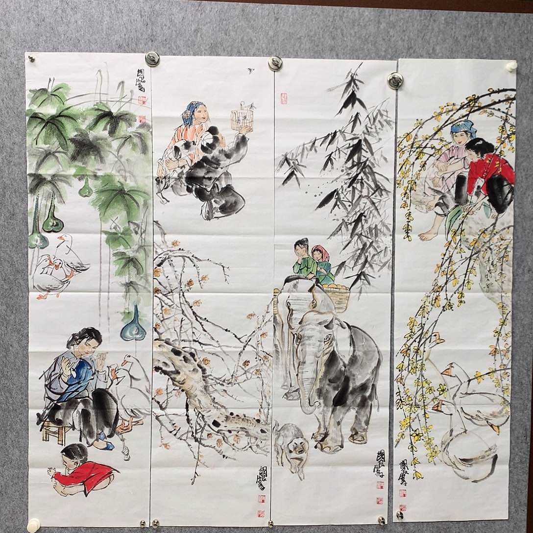 国画史老师作品欣赏