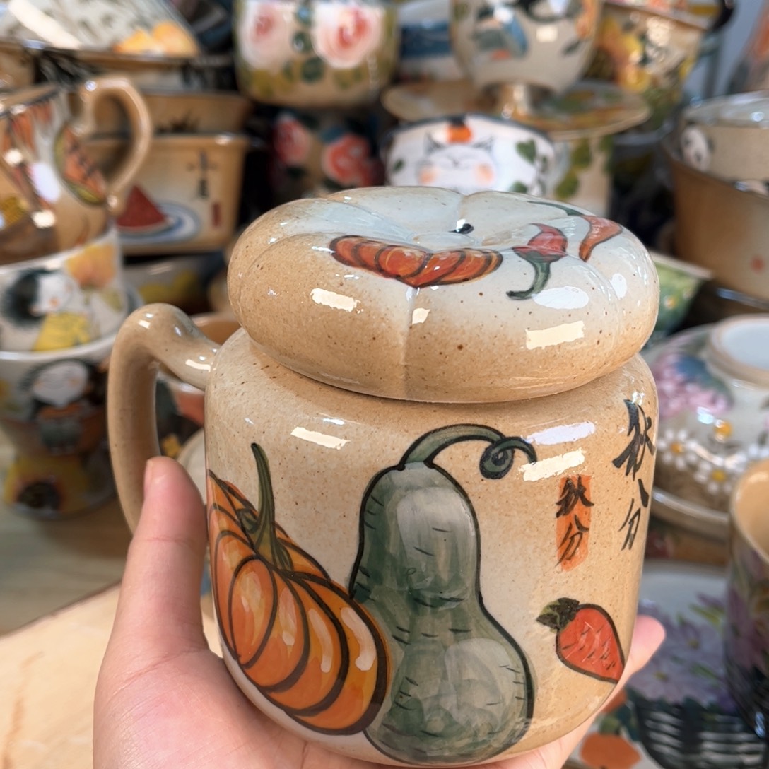 景德镇手工手绘杯