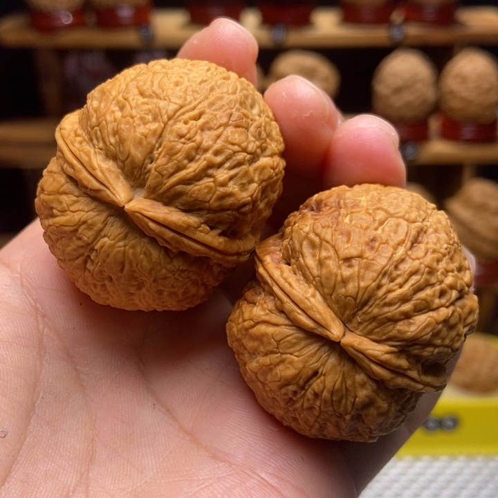 文玩核桃吊坠卧龙元宝29