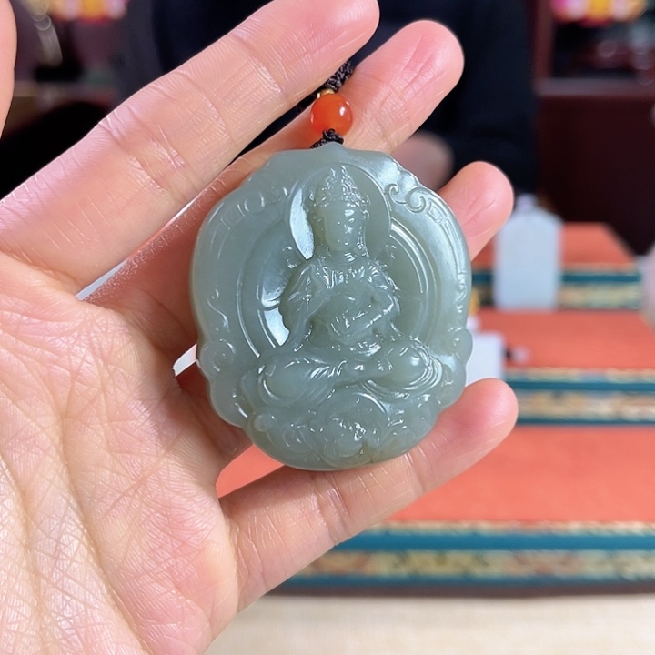 和田玉吊坠未镶嵌