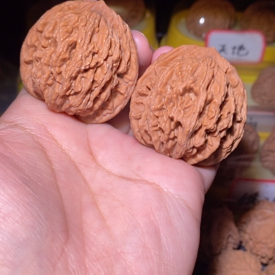 文玩核桃把件43全品虎头