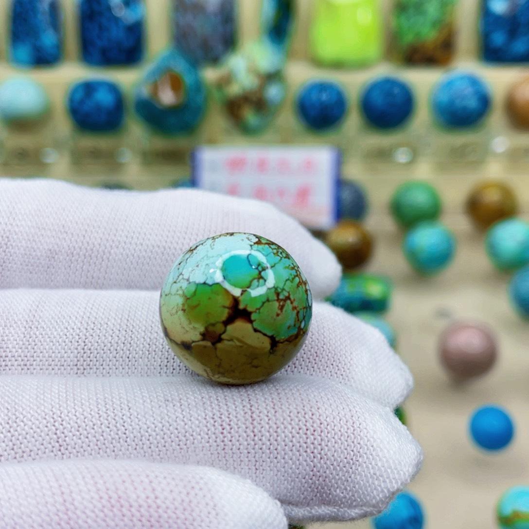 未镶嵌绿松石颈饰尺寸卡17.7