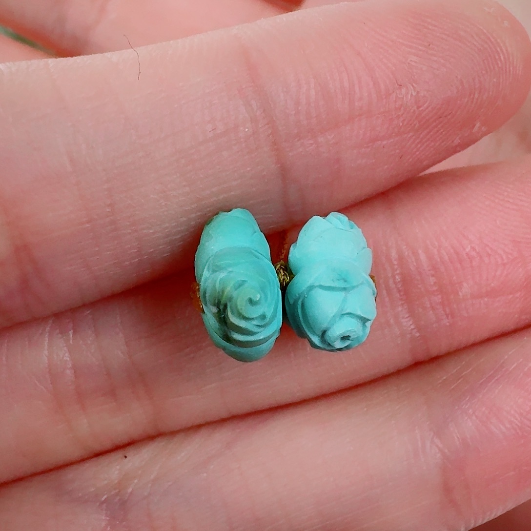 未镶嵌绿松石珠宝奇石