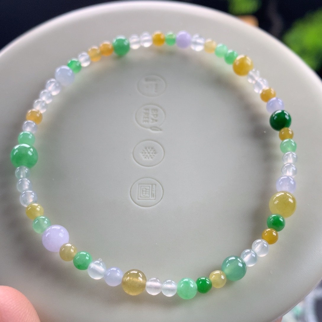 翡翠未镶嵌手链卡3～5.5