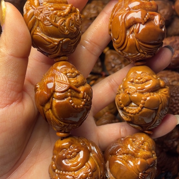 浩***白橄榄核吊坠橄榄核手持