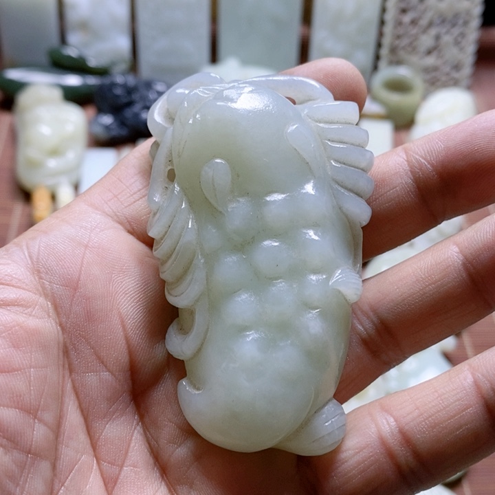 和田玉颈饰未镶嵌