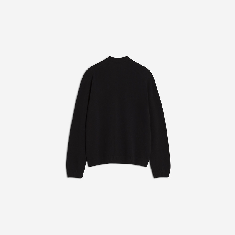 【经典系列】Maison Kitsune男款经典狐狸头复古休闲羊毛针织开衫