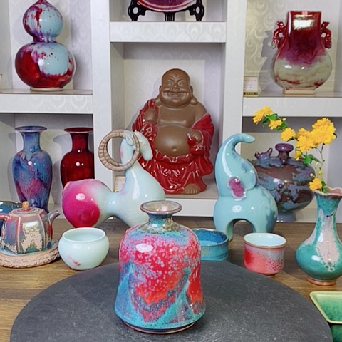 摆件禹州神后钧瓷原产地~