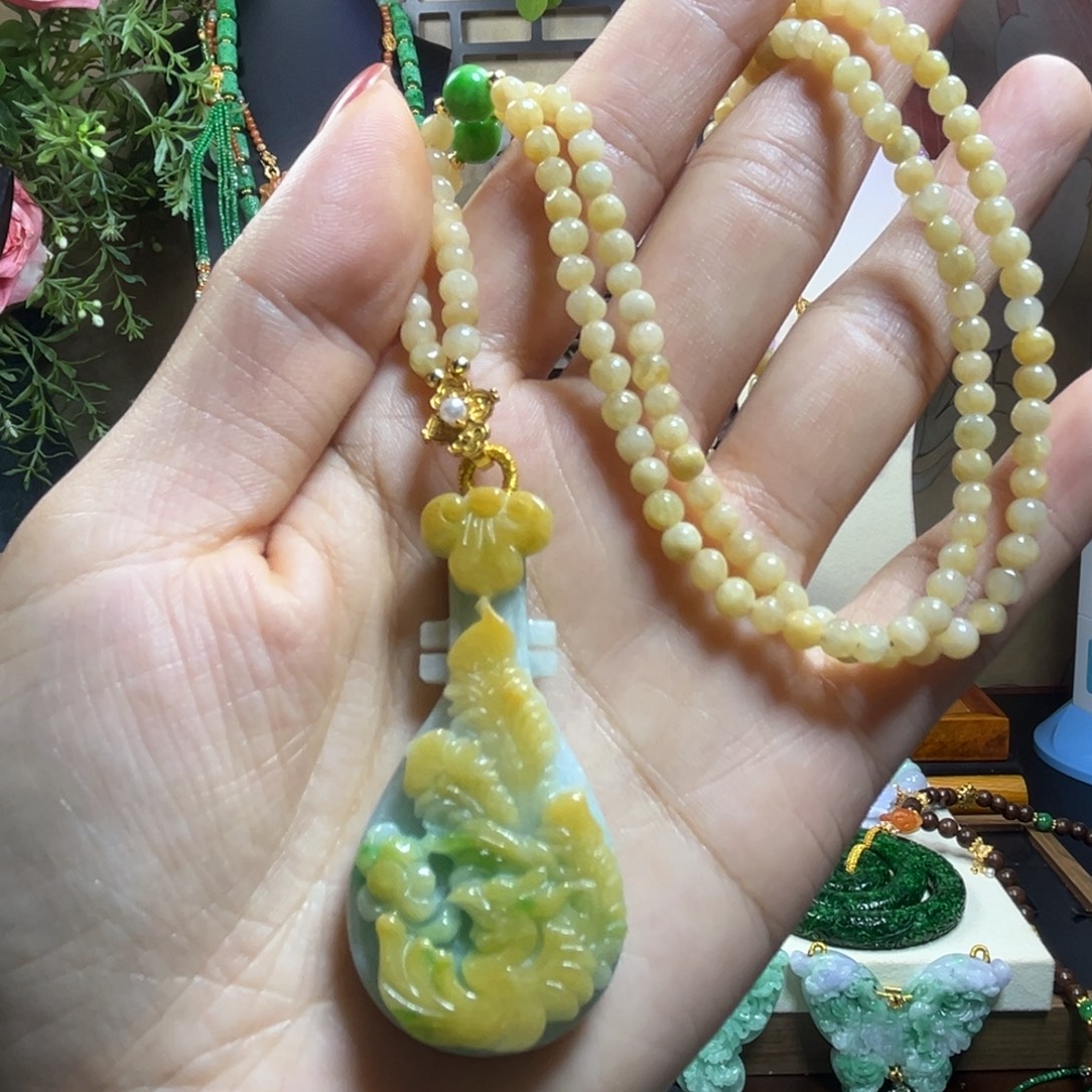 翡翠未镶嵌颈饰天然翡翠