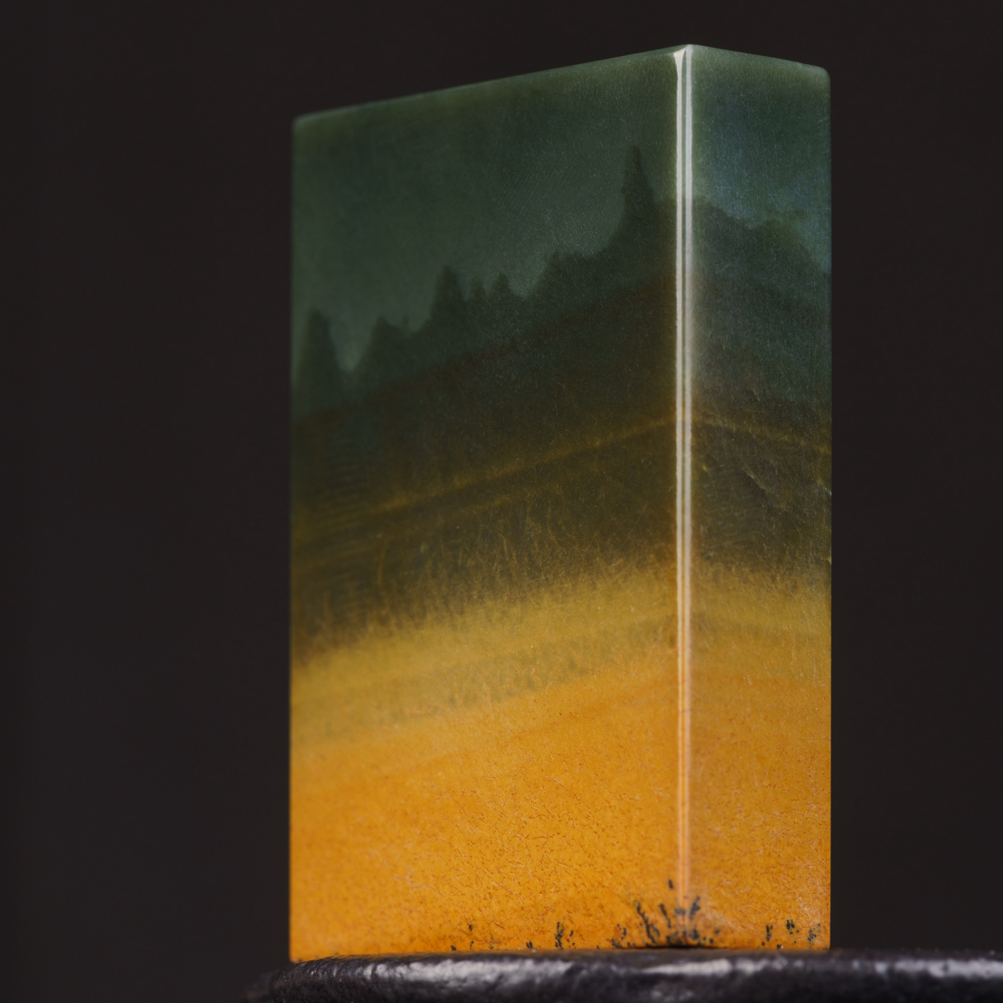 小董家·【千里江山牌】自成山水画原生态六刀牌