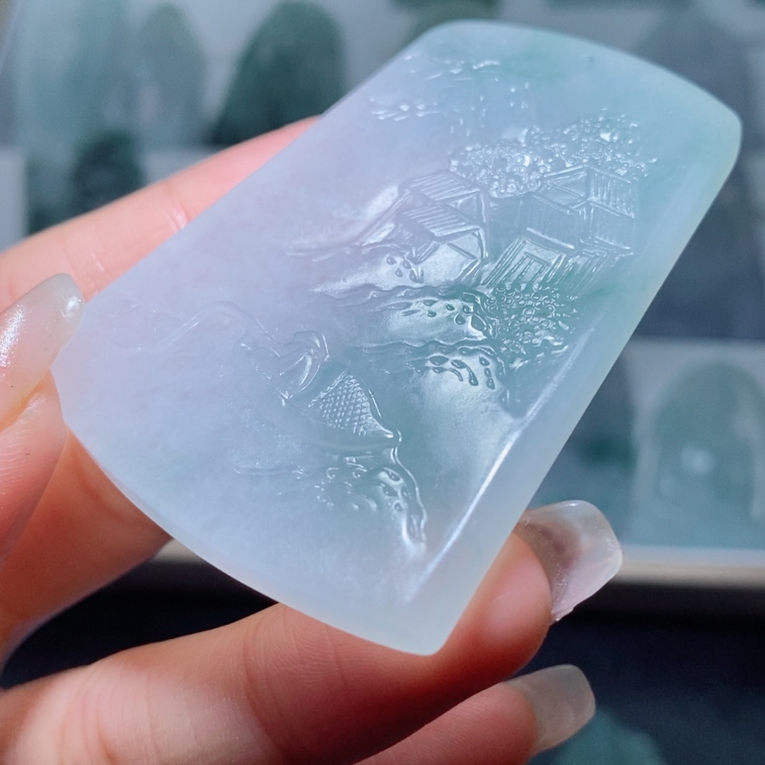 定制翡翠未镶嵌定制吊坠