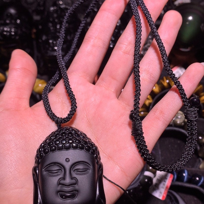 【闪购商品】未镶嵌黑曜岩珠宝奇石风**然