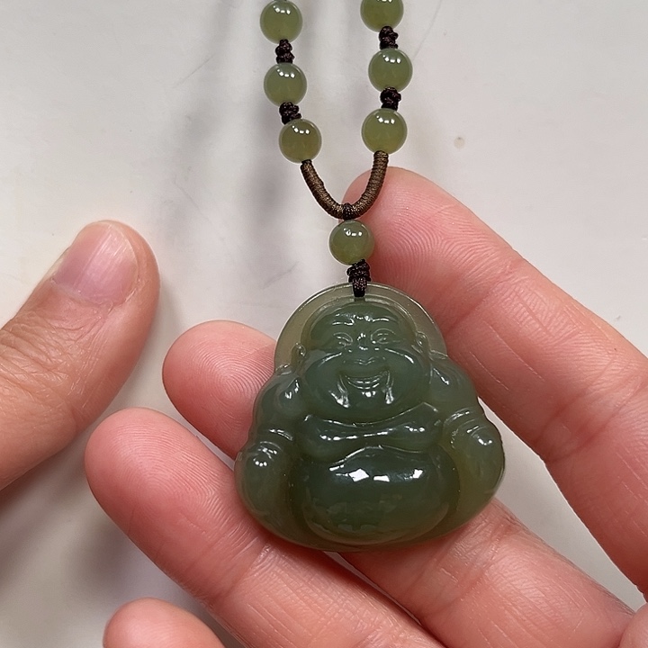 和田玉颈饰未镶嵌海**空