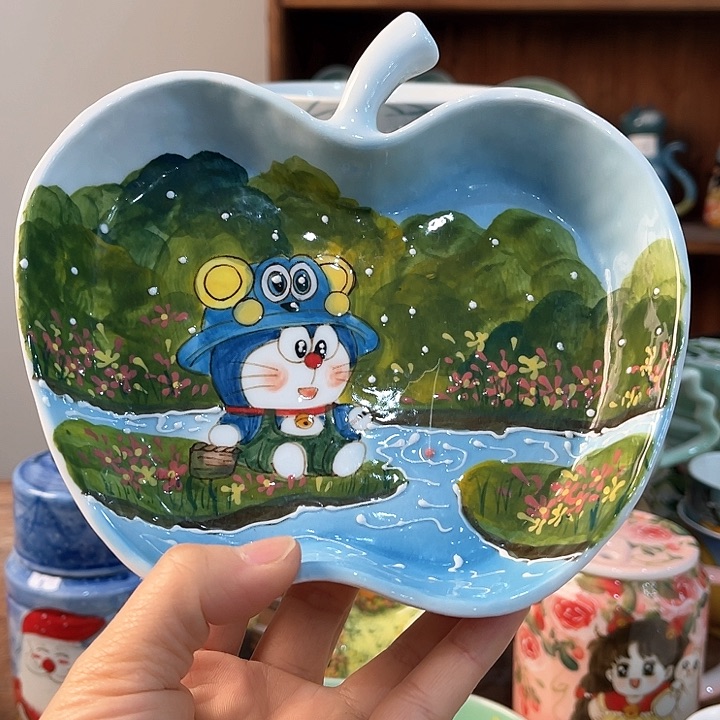 陶景德镇釉下手绘陶瓷 