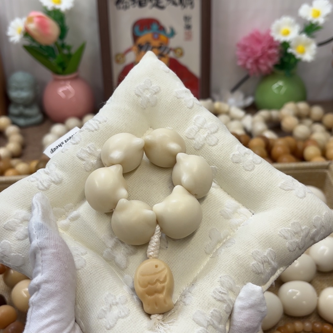 菩提根/象牙果吊坠23+干磨牙果猫头手捻905