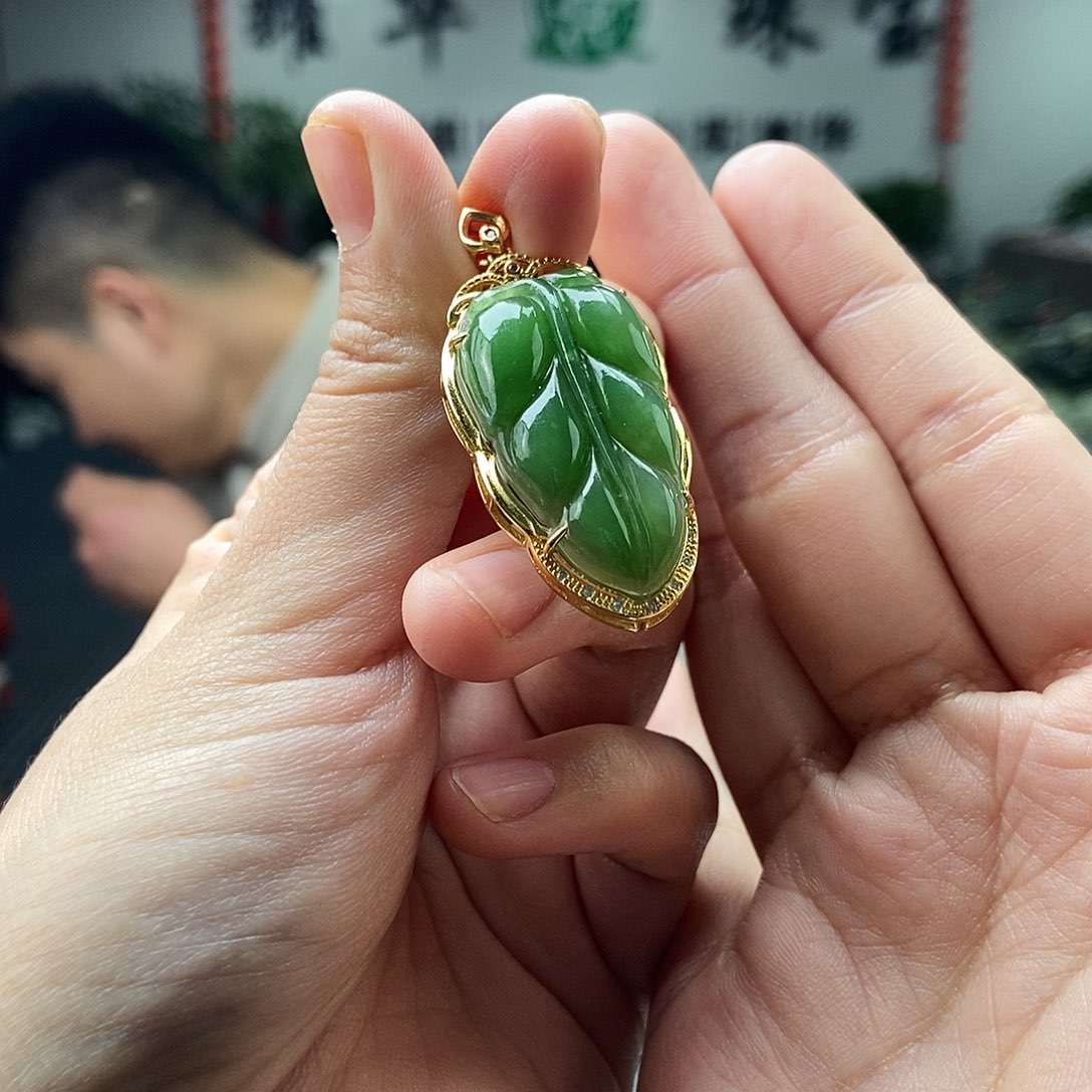 和田玉颜色多样性发拍一发一银S925镶嵌