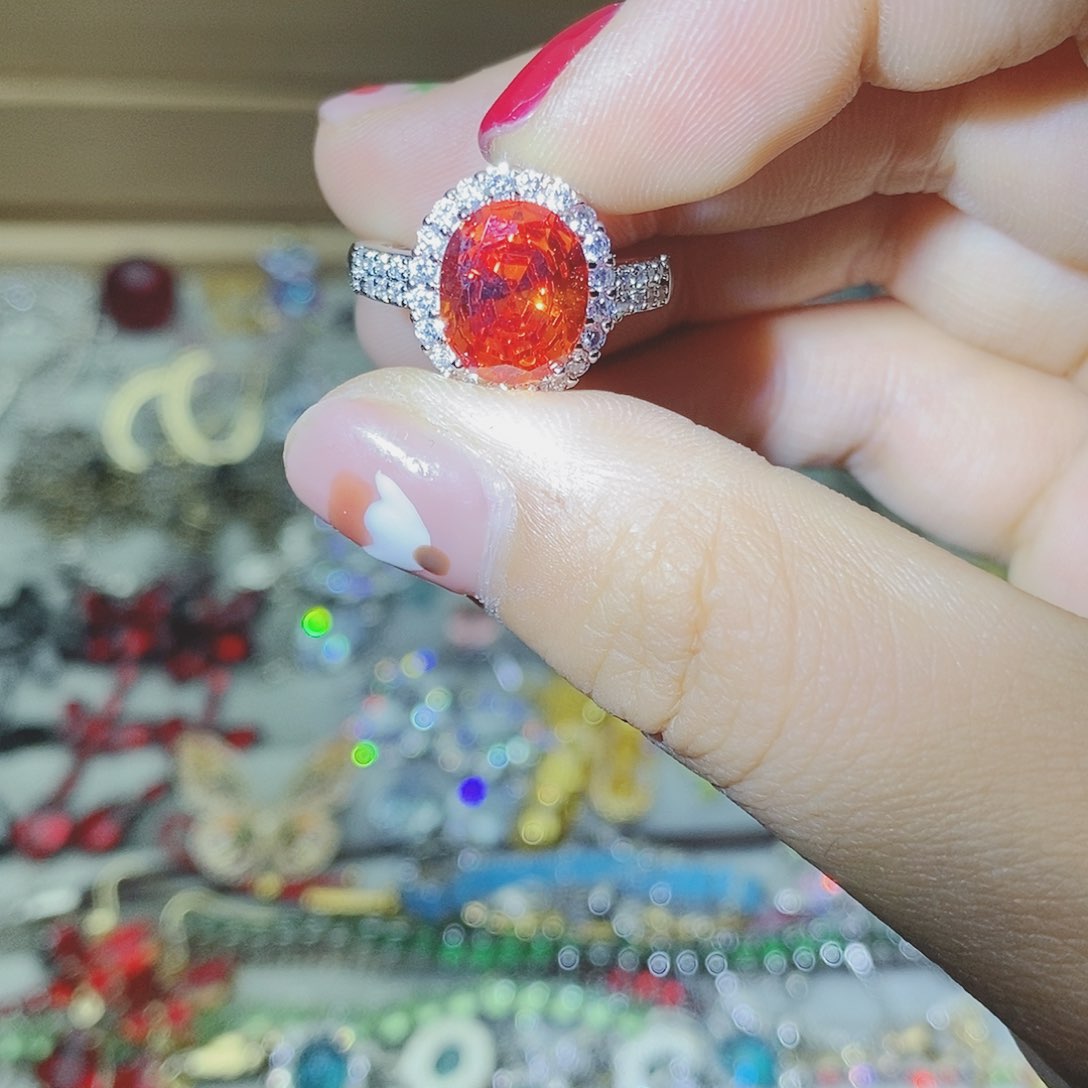 【闪购商品】托帕石耳饰银S925镶嵌