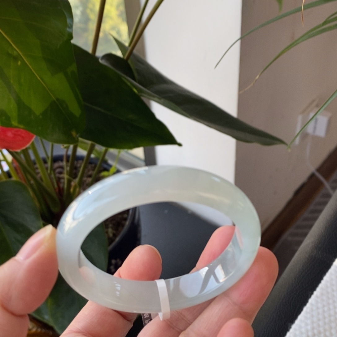 翡翠未镶嵌手镯6号