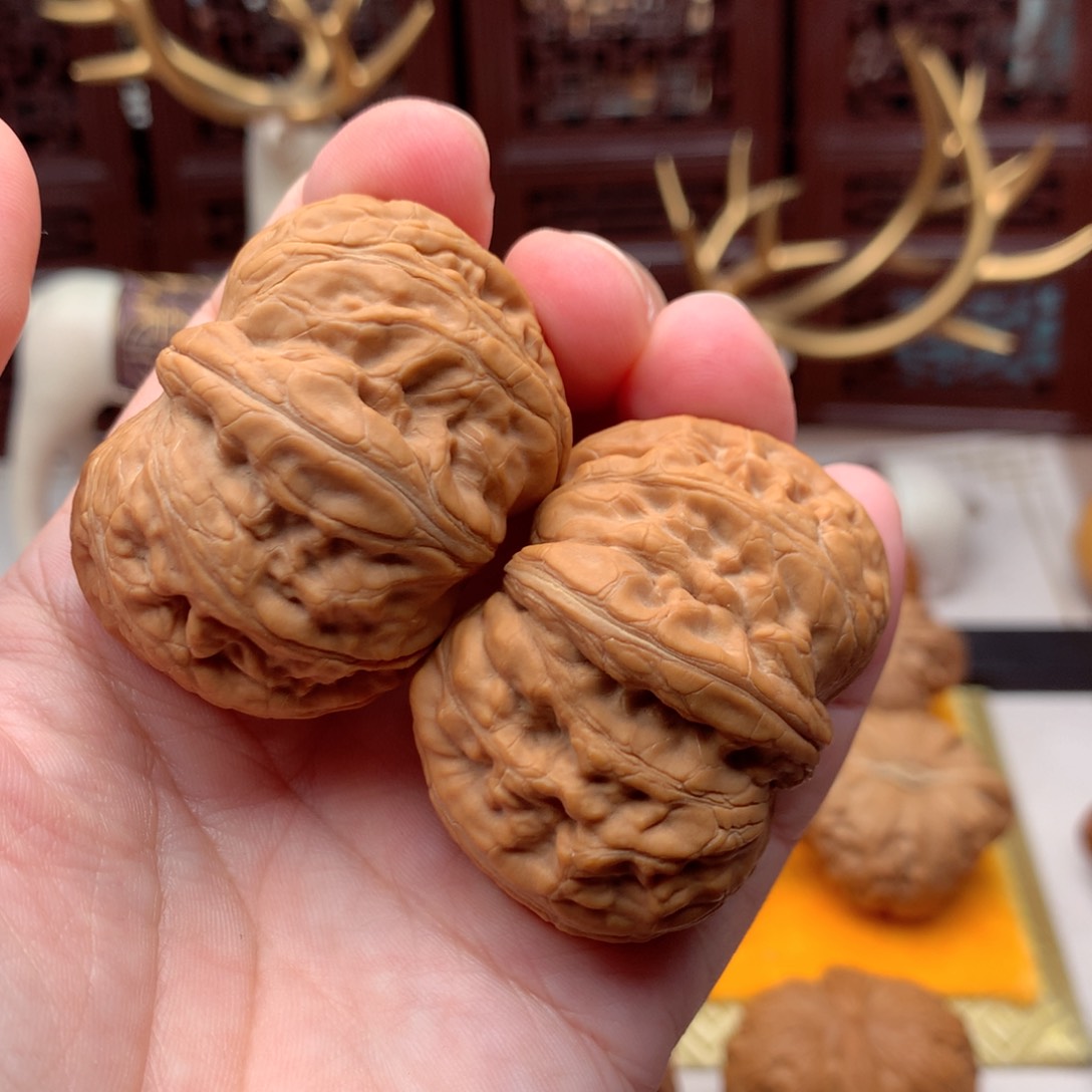 把件文玩核桃桀**驯平谷元宝全品王  1号