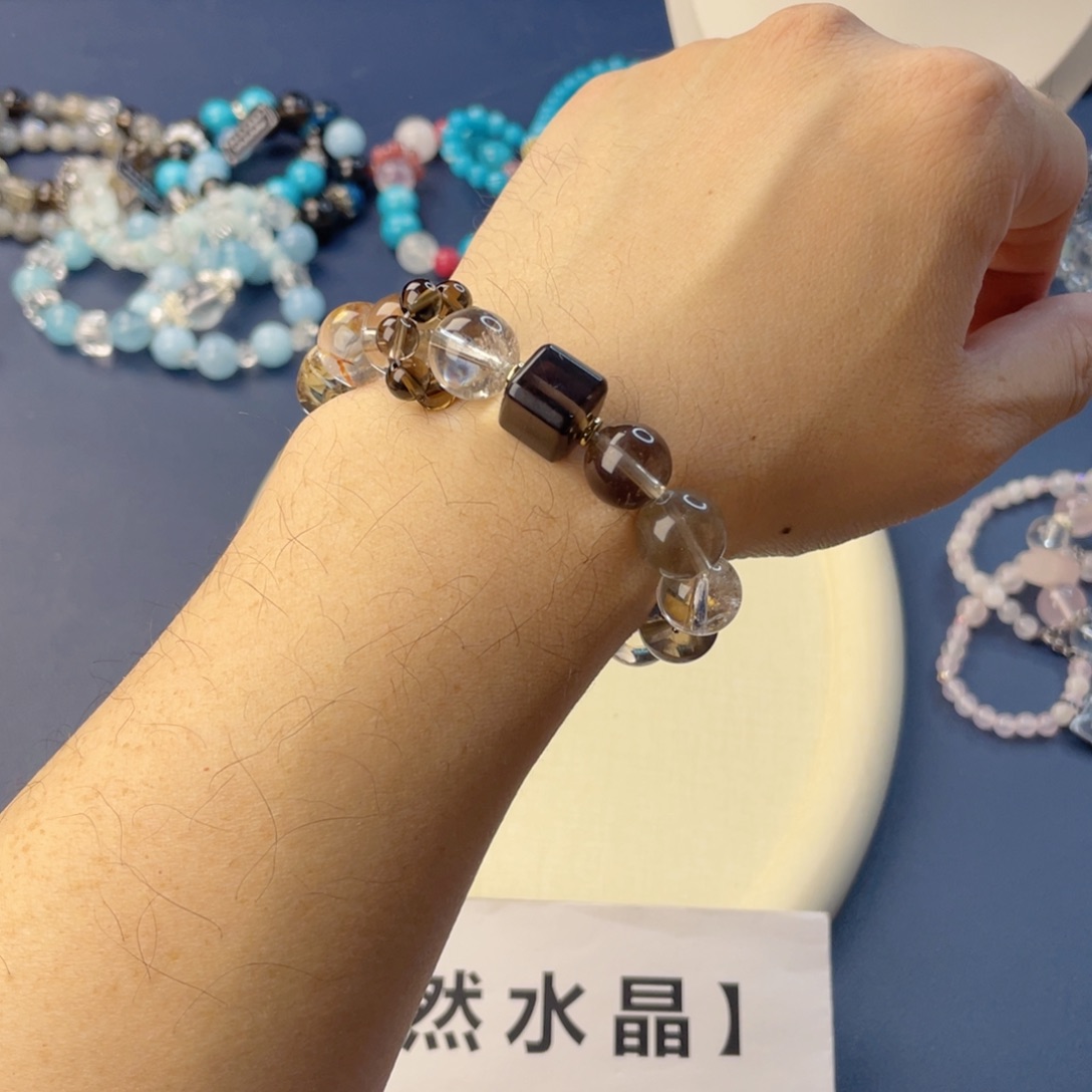 银S925镶嵌手链水晶